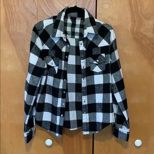 Thick Plaid Button Down